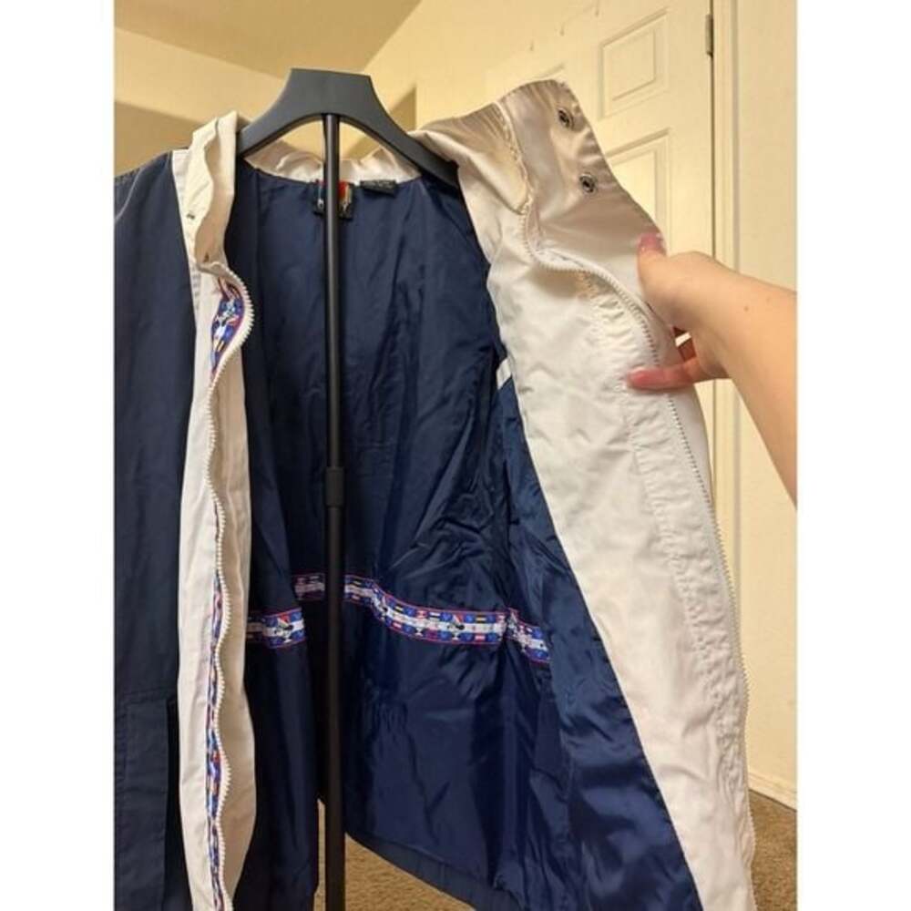 Vintage Mickey Unlimited Jerry Leigh Colorblock Nautical Windbreaker Jacket L - Picture 6 of 10